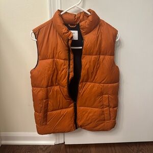 Boy’s Orange Puffer Vest (10-12)